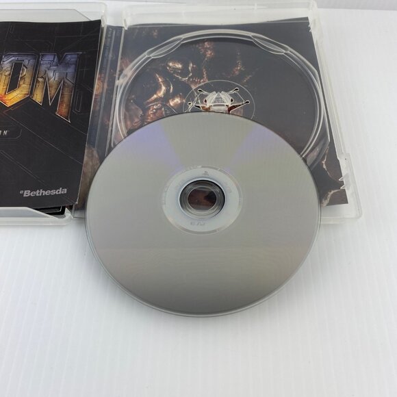 Doom 3 PS3 BFG Edition Video Game 2012 Case Booklet Disc Rated Mature - Picture 7 of 7